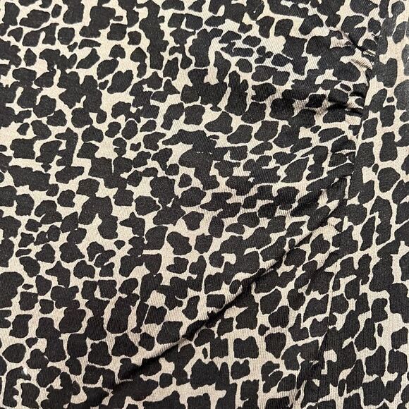 LOFT Black & Gray Print Dress (SM) - Picture 4 of 7